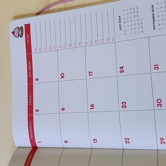 Brand new 2025 17th Months Saniro Hello Kitty  planner notebook - Picture 11 of 16